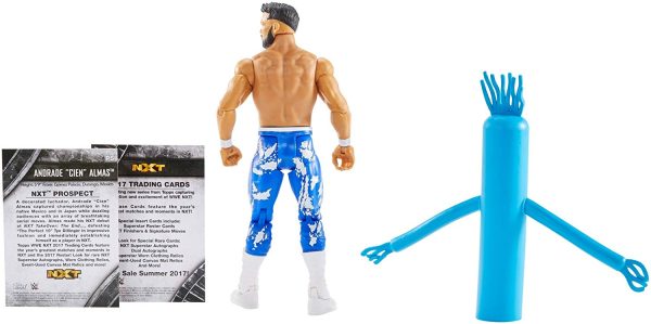 WWE NXT Takeover Andrade CIEN Almas Action Figure w Topps Collectors Card Supply