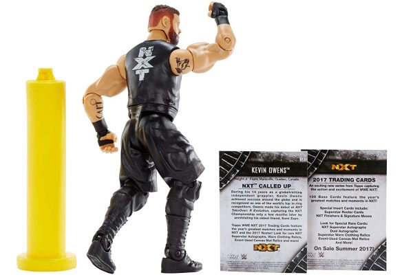 WWE NXT Takeover Kevin Owens Action Figure w Topps Collectors Card Cheap