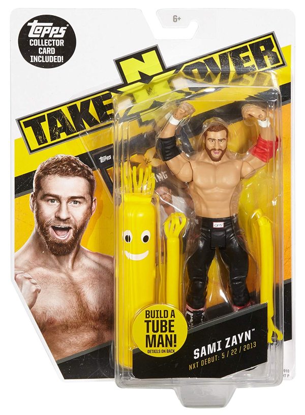 Wrestling WWE NXT Takeover Sami Zayn Action Figure with Topps Card Supply