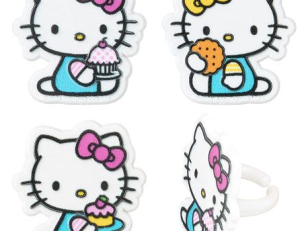 Hello Kitty and Mimmy Cupcake Rings Hot on Sale