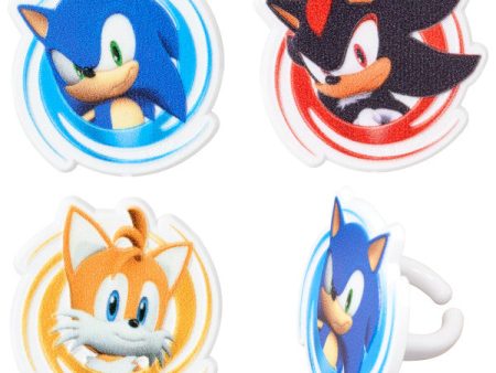 Sonic, Tails, and Shadow Cupcake Rings Supply