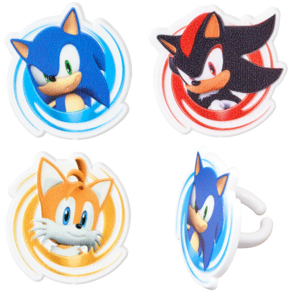 Sonic, Tails, and Shadow Cupcake Rings Supply