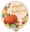 Happy Thanksgiving Fall Pumpkin 9  Foil Balloon, 1ct For Discount