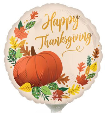 Happy Thanksgiving Fall Pumpkin 9  Foil Balloon, 1ct For Discount