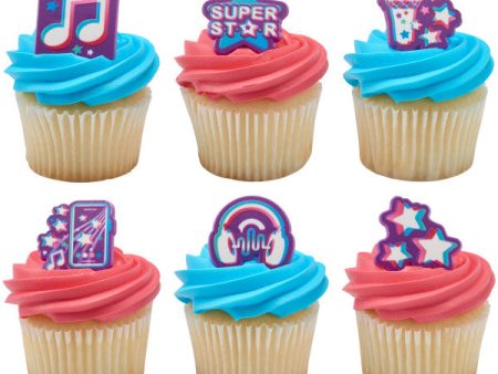 Super Star Assortment Cupcake Rings Cheap