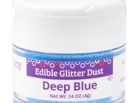 Deep Blue Edible Glitter Cheap