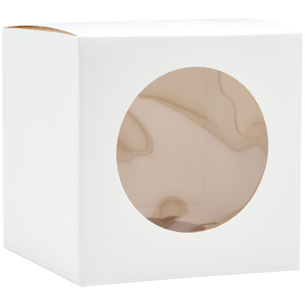 Circle Window Single Treat Cake Box Fashion