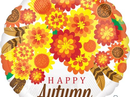 Autumn Mums 17  Foil Balloon, 1ct Fashion