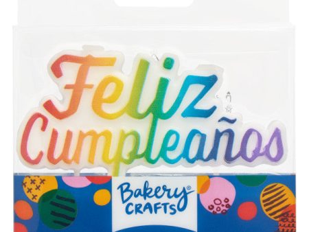 Feliz Cumpleaños Bright Shaped Candles For Discount