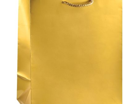 Matte Gold Gift Bag, 1ct Hot on Sale