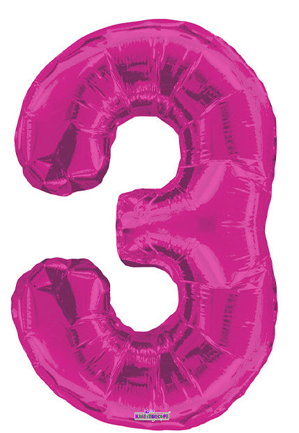 34  Numeral Balloon - Pink, 1ct on Sale