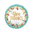 Give Thanks 17  Foil Balloon, 1ct Cheap