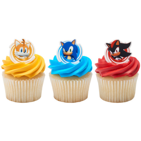 Sonic, Tails, and Shadow Cupcake Rings Supply