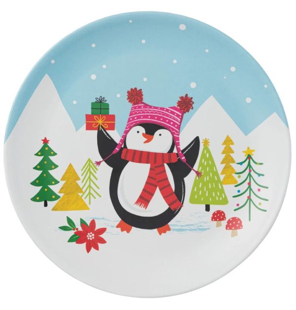 Penguin Winter 10  Plate, 1ct on Sale