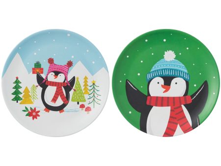 Penguin Winter 10  Plate, 1ct on Sale