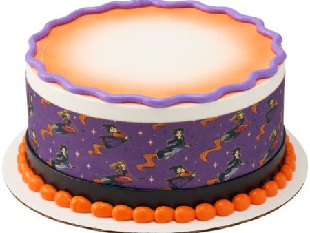 Disney Hocus Pocus Come, We Fly! Edible Cake Topper Image Strips Discount