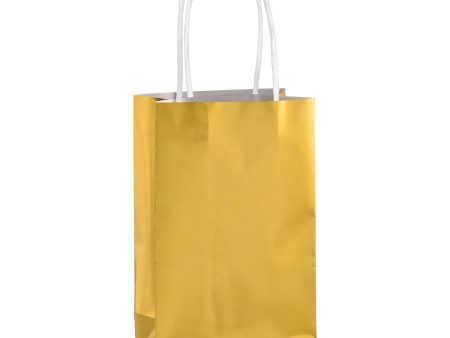 Gold Foil Paper Gift Bag, 1ct on Sale