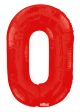 34  Numeral Balloon - Red, 1ct Supply