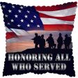 Honoring All Who Served 18  Square Foil Balloon, 1ct Online