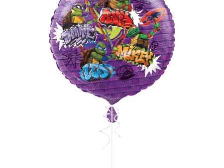 TMNT Mutant Mayhem Round 18  Foil Balloon, 1ct Online Hot Sale