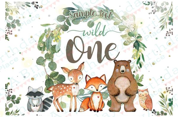 Wild One Edible Cake Topper Image ABPID57741 Online Hot Sale