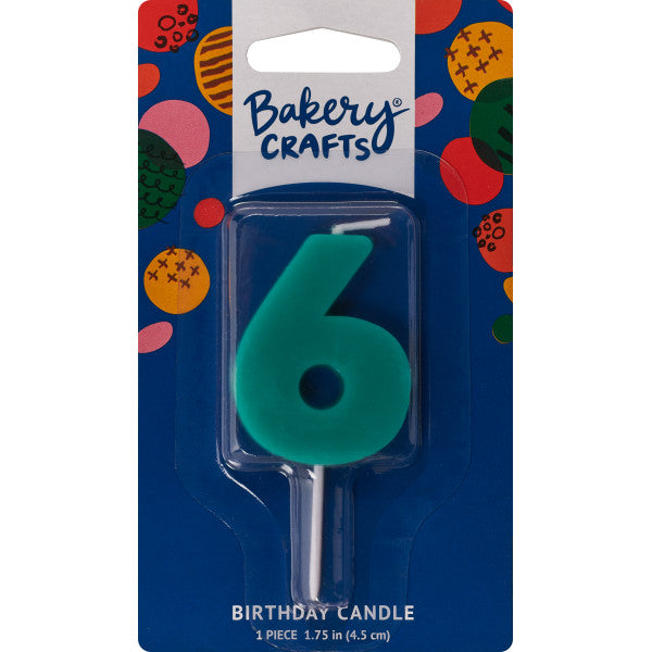 6 Mini Block Numeral Candle Online