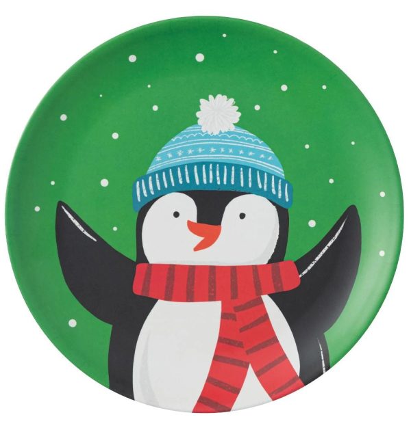 Penguin Winter 10  Plate, 1ct on Sale