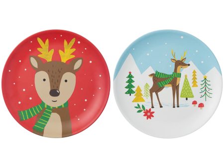 Reindeer Winter 10  Plate, 1ct Online now