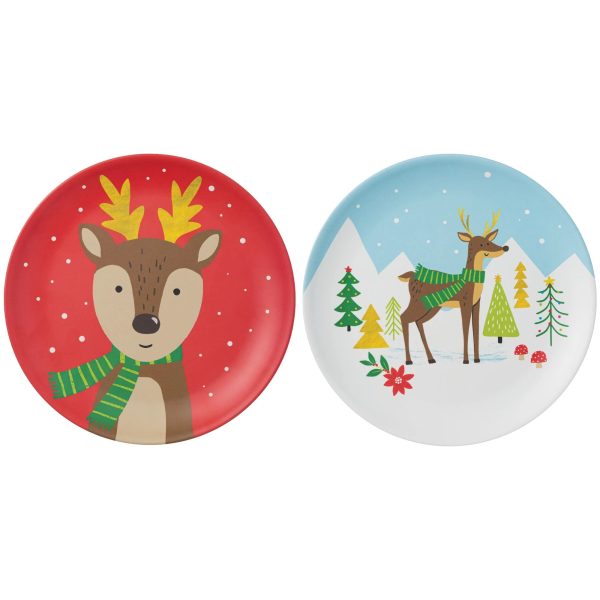 Reindeer Winter 10  Plate, 1ct Online now