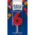 6 Mini Block Numeral Candle Online