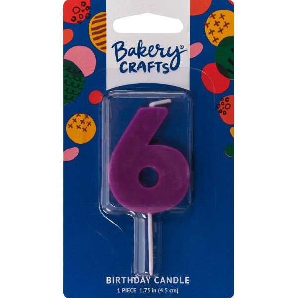 6 Mini Block Numeral Candle Online