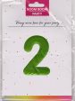 34  Numeral Balloon - Green, 1ct For Cheap