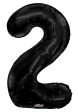 34  Numeral Balloon - Black, 1ct For Cheap