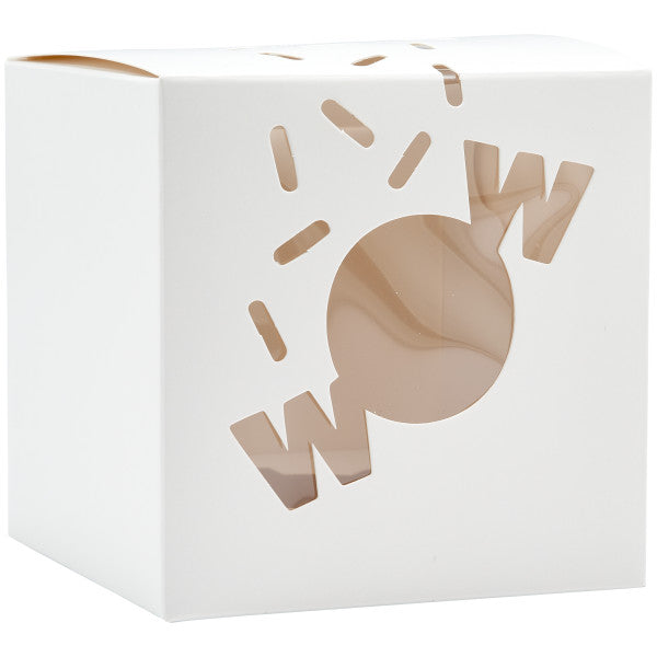 Wow Window Single Treat Cake Box For Cheap