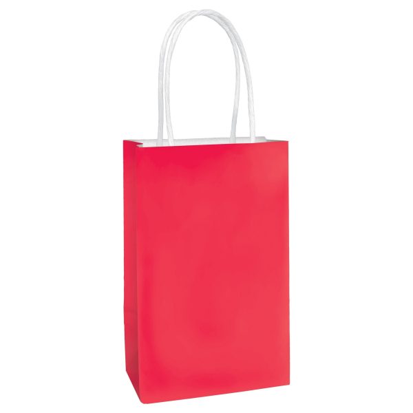 Red Kraft Gift Bag, 1ct Online Hot Sale