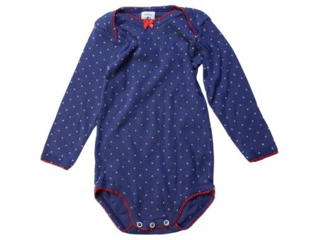 Petit Bateau Long Sleeve Bodysuit 18M Online now