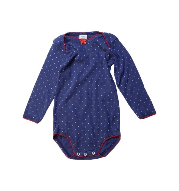 Petit Bateau Long Sleeve Bodysuit 18M Online now