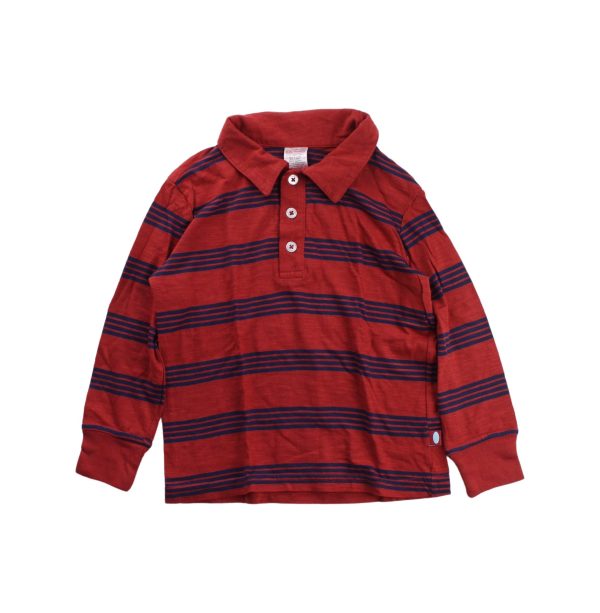 City Threads Long Sleeve Polo 4T Fashion