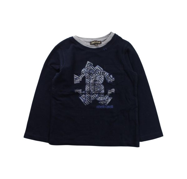 Roberto Cavalli Long Sleeve T-Shirt 4T Sale