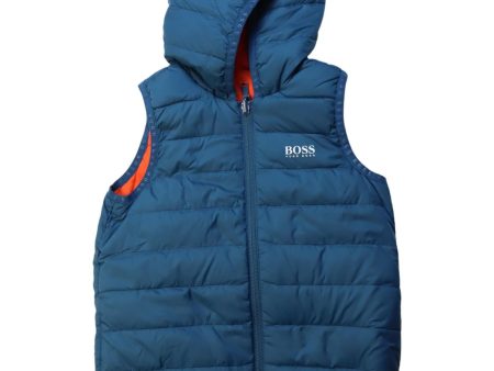 Boss Reversible Hooded Puffer Vest 4T Cheap