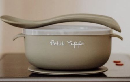 Petit Tippi Silicone Suction Bowl With Spoon O S on Sale