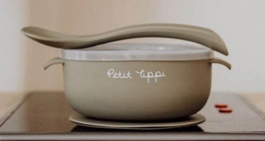 Petit Tippi Silicone Suction Bowl With Spoon O S on Sale