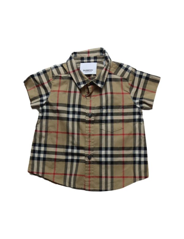 Burberry Short Sleeve Shirt 6M (68cm) For Discount