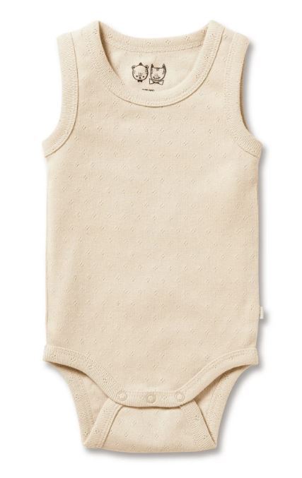 Wilson & Frenchy Sleeveless Bodysuit 3-6M Discount