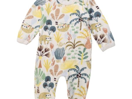 Apple Park Long Sleeve Jumpsuit & Bib 6-9M Cheap