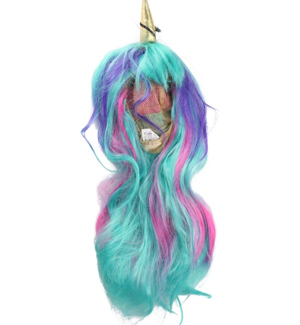 Unicorn Rainbow Wig O S on Sale