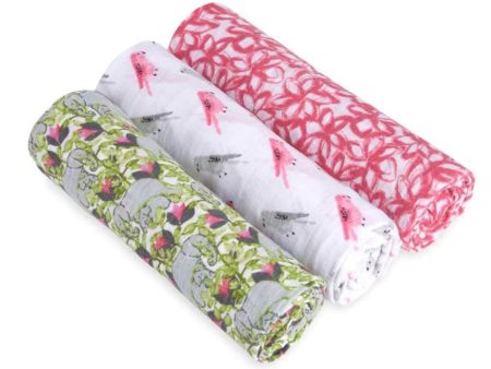 Aden & Anais Swaddle O S (120x120cm, Pack of 3) Online