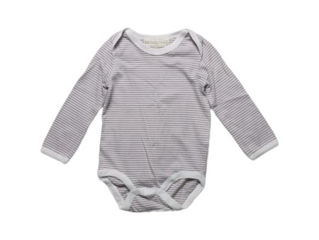 The Little White Company Long Sleeve Bodysuit 3-6M Online Hot Sale