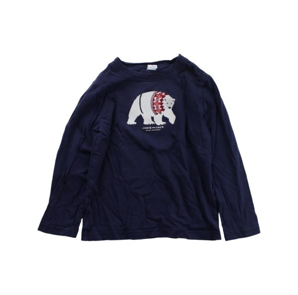 Janie & Jack Long Sleeve T-Shirt 4T For Discount