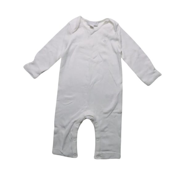 The Little White Company Long Sleeve Jumpsuit 3-6M Fashion